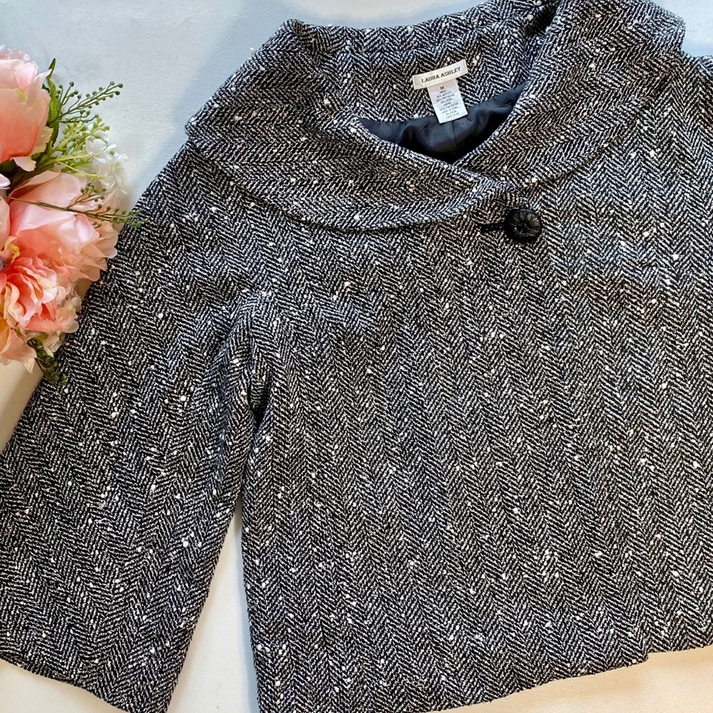 Laura Ashley Herringbone Coat